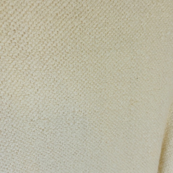 Vintage 1970's long cream Tweed Coat Stunning Long Belted Coat SZ Medium - Picture 10 of 11